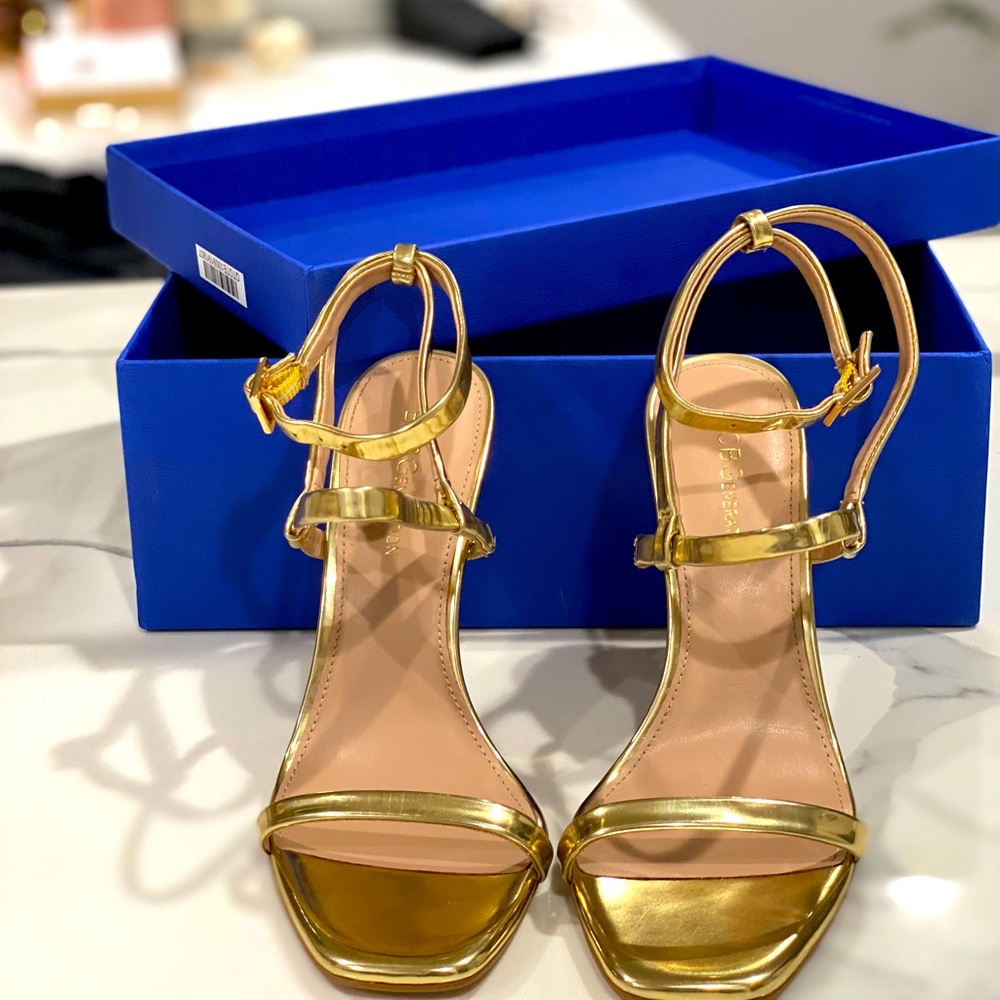 Strappy Sandler BCBG maxazria sandal heels.